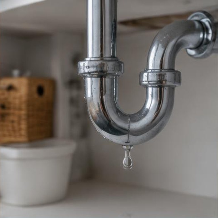 Original generated illustration for water, plumbing and slab leaks, not an actual incident or client