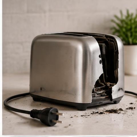 Original generated illustration for defective products, not a case photograph