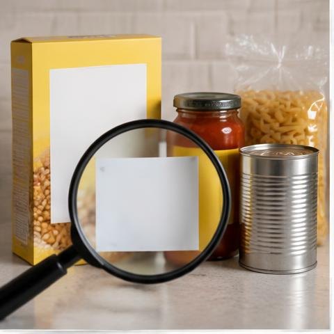 Original generated illustration for false advertising and mislabeling, not a case photograph