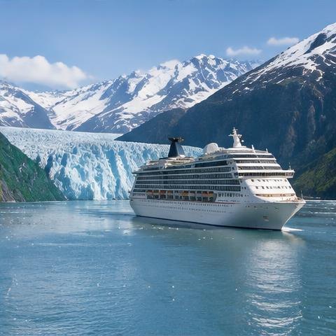 Original generated illustration for princess cruise injuries, not a case photograph